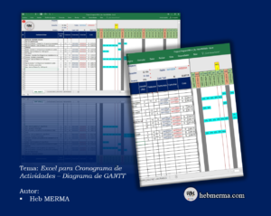 Excel para Cronograma de Actividades – Diagrama de GANTT